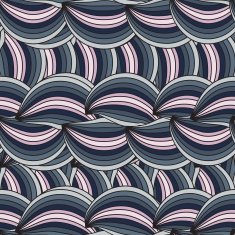Vector horizontal seamless texture with waves N2