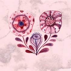 Vector Watercolor Flowers N2