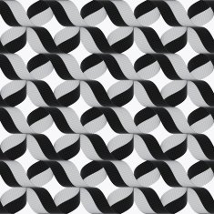 Ribbons gray crosses pattern N2