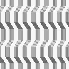 Gray ornament with warping stripes shaded N2