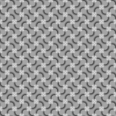 Gray ornament with mosaic crosses and black details N2