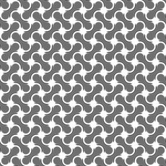 Gray ornament with gray rounded shapes and black details N2