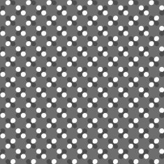 Dark gray ornament with white circles and rounded shapes N2