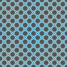 Blue shapes grid N2