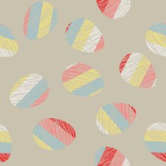 Easter pattern decoration eggs with Scratched texture Seamless pattern N2
