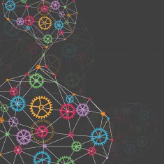 Abstract technology business template background N21
