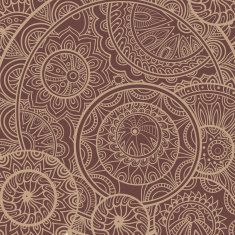 Vector background pattern of the ornamental circles N2