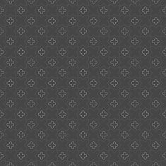 Monochrome pattern with rounded crosses on dark gray N2