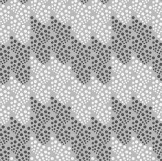 Monochrome pattern with light and dark gray dot clusters N2
