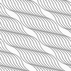 Monochrome pattern with dotted diagonal wavy lines on white N2