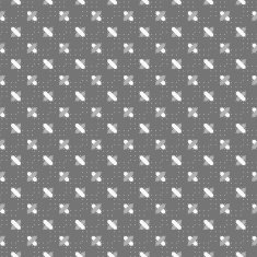 Monochrome pattern with crossing rounded rectangles on dotted ba N2