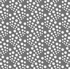 Geometrical pattern with white dots clusters N2