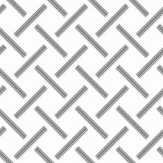 Geometrical pattern with gray beveled lines on white N2