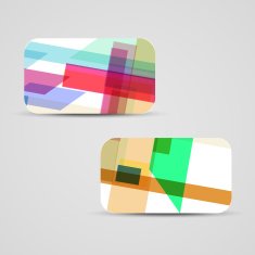 Vector business-card set for your design N148