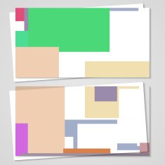 Vector business-card set for your design N149