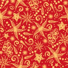 Holiday Stars Textured Seamless Pattern Background