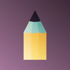 Pencil halftone stylized illustration N2