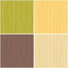 Set of wooden texture Vector illustration