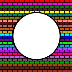 Abstract brick colorful background N2
