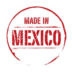 Red vector grunge stamp MADE IN MEXICO N2