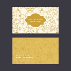 Vector abstract swirls old paper texture horizontal frame pattern business N2