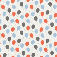 Festive pattern with balloons N2