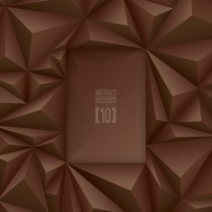Brown vector geometric background