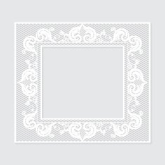 carved vintage frame made of paper for picture or photo N2