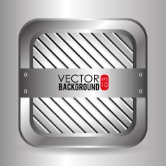 Metal design vector illustration