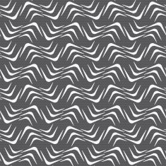 Repeating ornament white wavy corners on gray N2