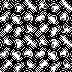 Black and white stripes geometric seamless pattern vector