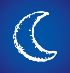 Vector sketch Crescent N2