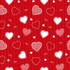 Valentine stripes pattern