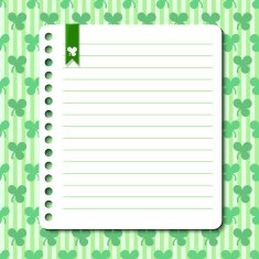 St Patrick's Day background with space for text