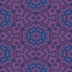 Wallpaper cubic floral seamless generated texture