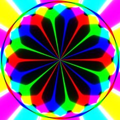 Rainbow waves generated texture N2