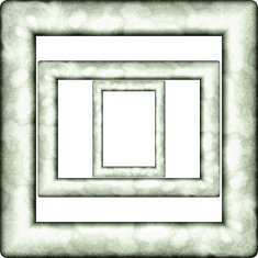 Plastic picture frame generated isolated texture