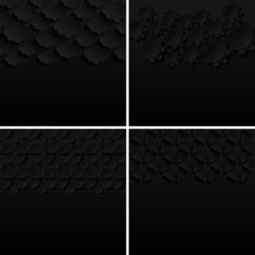 Set of abstract geometric backgrounds N3