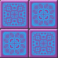 Cube tiles seamless generated hires texture