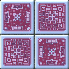 Cube tiles seamless generated hires texture N2