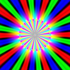 Rainbow waves generated texture N3