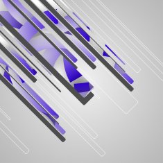 Abstract futuristic geometric shapes N16