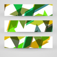 Vector banner set for your design N19