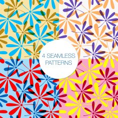 seamless flower pattern N49