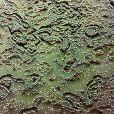 3D elevated fantasy square background with relief N7