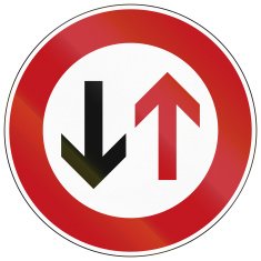 oncoming traffic has priority N2