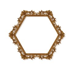 carved frame for picture or photo N2