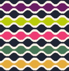 seamless colorful scribble wave pattern N2