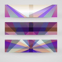 Vector banner set for your design N27