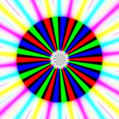 Rainbow waves generated texture N5